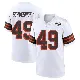 ＃49 Youth Carson Schwesinger White Game Cleveland Browns 1946 Collection Alternate Jersey