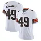 ＃49 Youth Carson Schwesinger White Limited Cleveland Browns Vapor Untouchable Jersey
