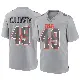 ＃49 Youth Devon Cajuste Gray Game Cleveland Browns Atmosphere Fashion Jersey