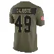 ＃49 Youth Devon Cajuste Olive Limited Cleveland Browns 2025 Salute to Service Jersey