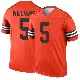 ＃5 Men's Quincy Williams Orange Legend Cleveland Browns Inverted Jersey