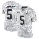 ＃5 Men's Rayshawn Jenkins Arctic Camo Limited Cleveland Browns 2024 Salute to Service Jersey