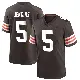 ＃5 Men's Rayshawn Jenkins Brown Game Cleveland Browns Team Color Jersey