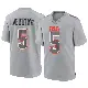 ＃5 Men's Rayshawn Jenkins Gray Game Cleveland Browns Atmosphere Fashion Jersey