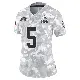 ＃5 Women's Rayshawn Jenkins Arctic Camo Limited Cleveland Browns 2024 Salute to Service Jersey
