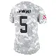 ＃5 Women's Rayshawn Jenkins Arctic Camo Limited Cleveland Browns 2024 Salute to Service Jersey