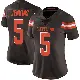 ＃5 Women's Rayshawn Jenkins Brown Limited Cleveland Browns Team Color Vapor Untouchable Jersey