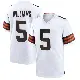 ＃5 Youth Quincy Williams White Game Cleveland Browns Jersey