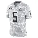 ＃5 Youth Rayshawn Jenkins Arctic Camo Limited Cleveland Browns 2024 Salute to Service Jersey