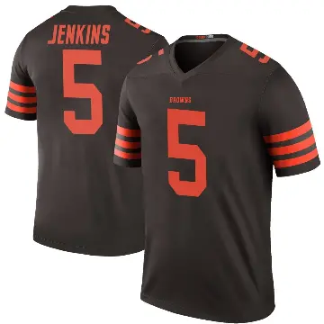 ＃5 Youth Rayshawn Jenkins Brown Legend Cleveland Browns Color Rush Jersey