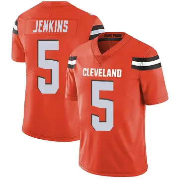 ＃5 Youth Rayshawn Jenkins Orange Limited Cleveland Browns Alternate Vapor Untouchable Jersey