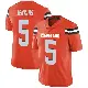 ＃5 Youth Rayshawn Jenkins Orange Limited Cleveland Browns Alternate Vapor Untouchable Jersey