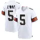 ＃5 Youth Rayshawn Jenkins White Game Cleveland Browns Jersey