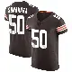 ＃50 Men's Rex Sunahara Brown Elite Cleveland Browns Vapor Jersey