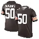 ＃50 Men's Rex Sunahara Brown Legend Cleveland Browns Jersey