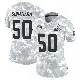 ＃50 Women's Rex Sunahara Arctic Camo Limited Cleveland Browns 2024 Salute to Service Jersey