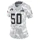 ＃50 Women's Rex Sunahara Arctic Camo Limited Cleveland Browns 2024 Salute to Service Jersey