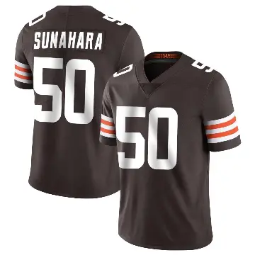 ＃50 Youth Rex Sunahara Brown Limited Cleveland Browns Team Color Vapor Untouchable Jersey