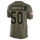 ＃50 Youth Rex Sunahara Olive Limited Cleveland Browns 2025 Salute to Service Jersey