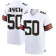 ＃50 Youth Rex Sunahara White Game Cleveland Browns Jersey