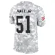 ＃51 Youth Mike Hall Jr. Arctic Camo Limited Cleveland Browns 2024 Salute to Service Jersey