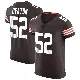 ＃52 Men's Dawson Deaton Brown Elite Cleveland Browns Vapor Jersey