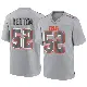 ＃52 Men's Dawson Deaton Gray Game Cleveland Browns Atmosphere Fashion Jersey