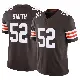 ＃52 Men's Elerson G. Smith Brown Limited Cleveland Browns Vapor F.U.S.E. Jersey