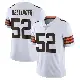 ＃52 Men's Garrett Dellinger White Limited Cleveland Browns Vapor Untouchable Jersey