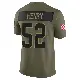 ＃52 Men's KJ Henry Olive Limited Cleveland Browns 2025 Salute to Service Jersey