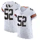 ＃52 Men's KJ Henry White Elite Cleveland Browns Vapor Jersey