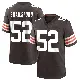 ＃52 Men's Parker Brailsford Brown Game Cleveland Browns Team Color Jersey