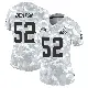 ＃52 Women's Dawson Deaton Arctic Camo Limited Cleveland Browns 2024 Salute to Service Jersey