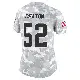 ＃52 Women's Dawson Deaton Arctic Camo Limited Cleveland Browns 2024 Salute to Service Jersey