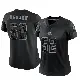 ＃52 Women's Dawson Deaton Black Limited Cleveland Browns Reflective Jersey
