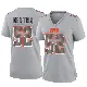 ＃52 Women's Dawson Deaton Gray Game Cleveland Browns Atmosphere Fashion Jersey