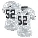 ＃52 Women's Elerson G. Smith Arctic Camo Limited Cleveland Browns 2024 Salute to Service Jersey