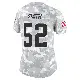＃52 Women's Elerson G. Smith Arctic Camo Limited Cleveland Browns 2024 Salute to Service Jersey