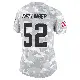 ＃52 Women's Garrett Dellinger Arctic Camo Limited Cleveland Browns 2024 Salute to Service Jersey
