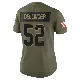 ＃52 Women's Garrett Dellinger Olive Limited Cleveland Browns 2025 Salute to Service Jersey