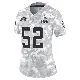 ＃52 Women's KJ Henry Arctic Camo Limited Cleveland Browns 2024 Salute to Service Jersey