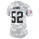 ＃52 Women's KJ Henry Arctic Camo Limited Cleveland Browns 2024 Salute to Service Jersey