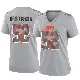 ＃52 Women's Parker Brailsford Gray Game Cleveland Browns Atmosphere Fashion Jersey