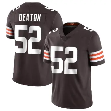 ＃52 Youth Dawson Deaton Brown Limited Cleveland Browns Team Color Vapor Untouchable Jersey