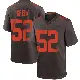 ＃52 Youth Kendrick Green Brown Game Cleveland Browns Alternate Jersey