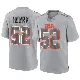 ＃52 Youth KJ Henry Gray Game Cleveland Browns Atmosphere Fashion Jersey