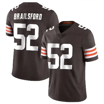 ＃52 Youth Parker Brailsford Brown Limited Cleveland Browns Team Color Vapor Untouchable Jersey