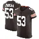 ＃53 Men's Julian Okwara Brown Elite Cleveland Browns Vapor Jersey