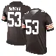 ＃53 Men's Julian Okwara Brown Legend Cleveland Browns Jersey