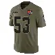 ＃53 Men's Julian Okwara Olive Limited Cleveland Browns 2025 Salute to Service Jersey